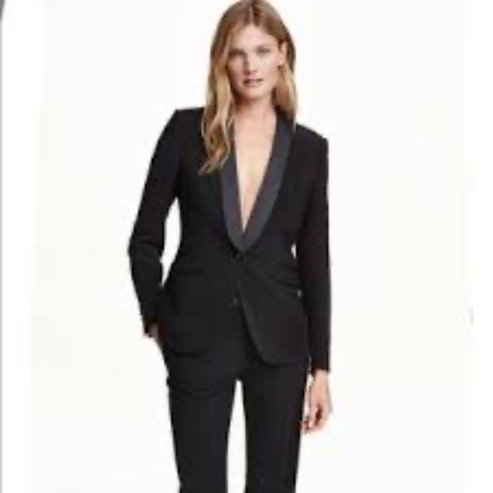 J.Crew Collection Tuxedo Blazer Black 6